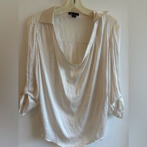Vince Cowl Neck Silk Top